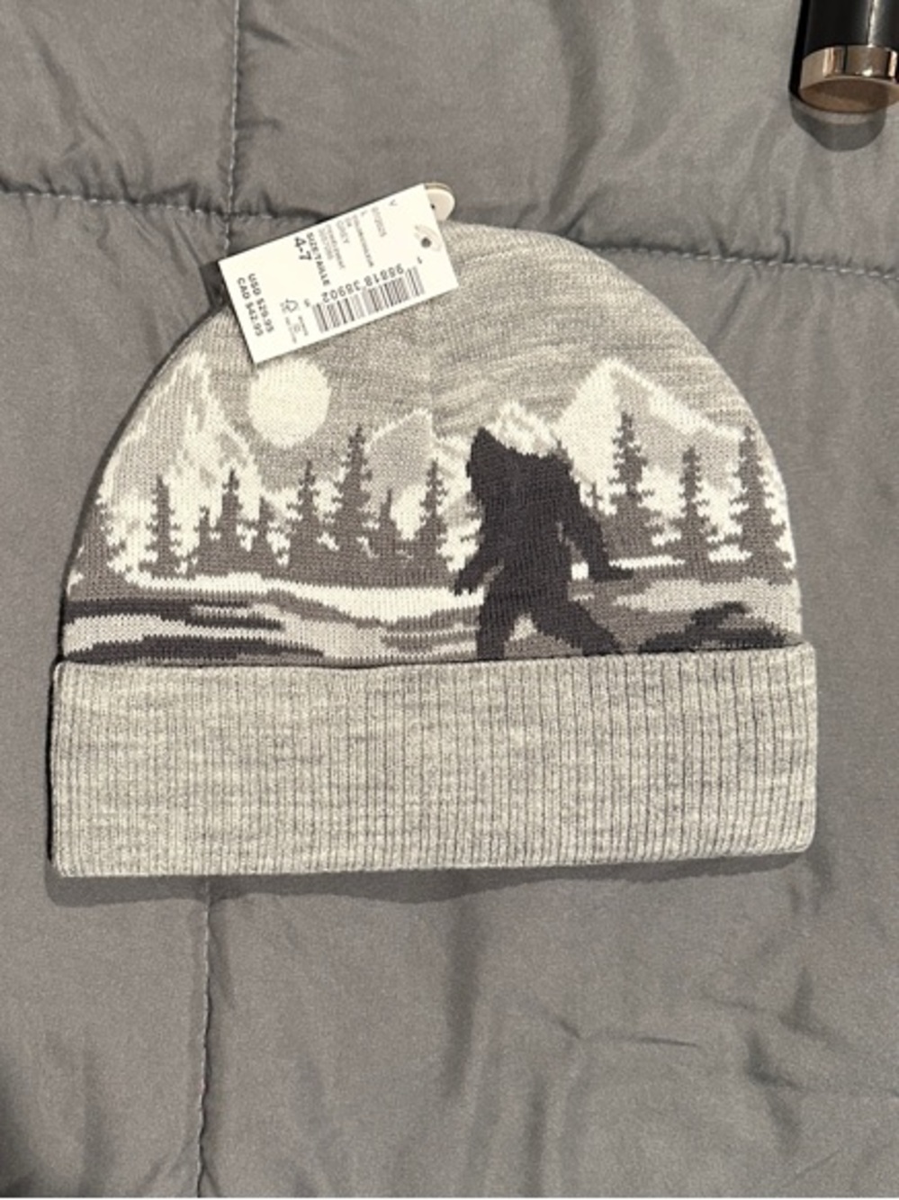 Children’s Place Gray Scenic Bigfoot Beanie